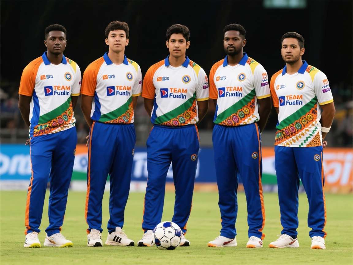 Cricket Handball Fusion India regional team kits Cricket Handball Fusion India regional team kits展示印度不同地区的球队服装